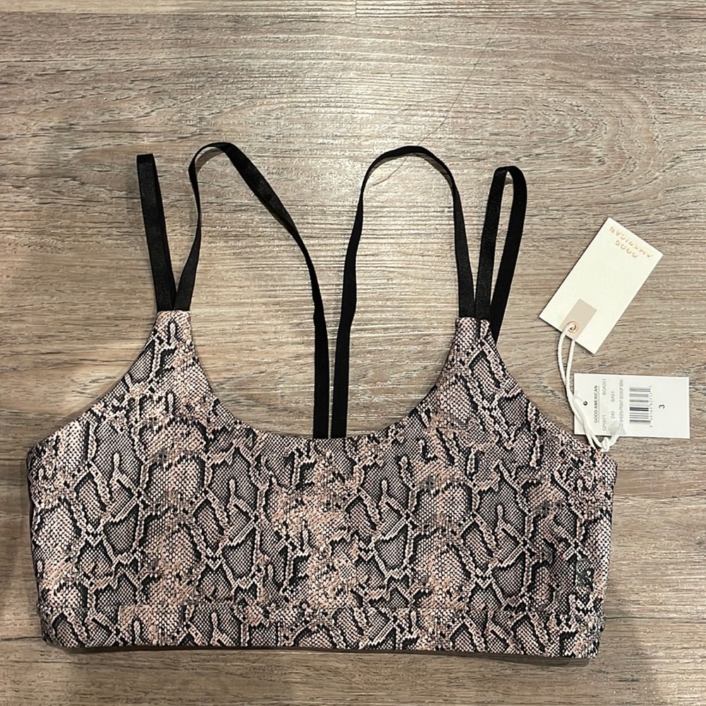 Good American sports bra BNWT